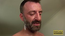 Tanned British milf with firm tits and tattoos is getting her daily dose of wild fuck