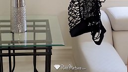Angelina Bonnet is often masturbating on the couch, unless she is cheating on her partner