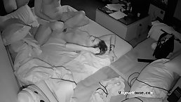 Hot college girl is having casual sex with a dean, in the middle of the night