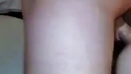 Blue- eyed hotwife is wearing erotic stockings while getting fucked from the back and enjoying it