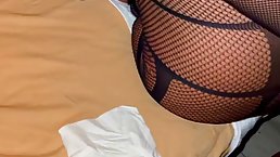 Slutty brunette got down and dirty with a handsome, black guy and enjoyed it a lot