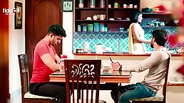 Indian housewife is always in the mood to fuck her husband's friend, because it feels so good