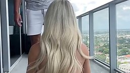 Fit blonde likes to have casual sex with her personal trainer, instead of doing her yoga routine