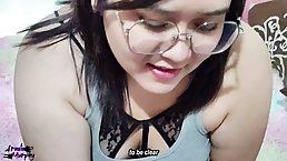 Fat brunette with glasses needs a good fuck from the back and an intense orgasm