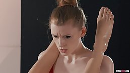 Rossy Bush and Lia Reese are making love in a massage room and enjoying it