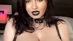 Marina is a sweet Goth brunette who likes to play with various sex toys on cam