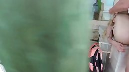 Kinky German blonde in high heels is getting her daily dose of casual anal sex