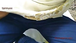 Hot indian teen girlfriend outdoor sex with Divya