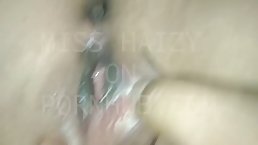 Asian lady is spreading her pussy and expecting to get fucked hard and filled up with cum