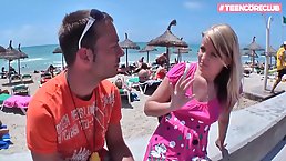German Guy fucks 18yo Teen in Mallorca Holidays