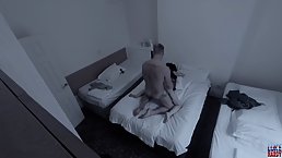 Demona Dragon and her new lover are having hardcore sex in front of a hidden camera