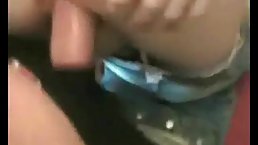 Nerdy teen brunette surprises her boyfriend with an amazing blowjob before getting fucked very hard