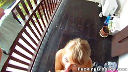 Elizabeth is making her first porn video for money and moaning from pleasure while cumming