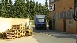 German teen is moaning from pleasure while getting doublefucked, because she is about to cum