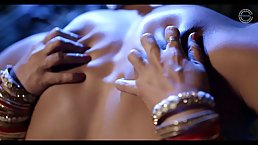 Indian woman is cheating on her partner with a handsome guy and moaning from pleasure while cumming