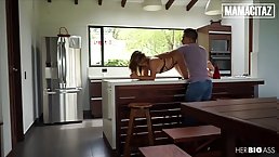 Valeria Rubio is getting stuffed with a big dick, in the middle of the day