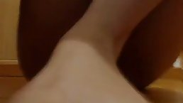 Frisky teen with small tits is masturbating and squirting in front of the camera, just for fun