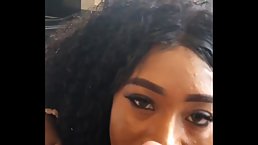 Big ass, Ebony woman is bouncing up and down while fucking her new white lover