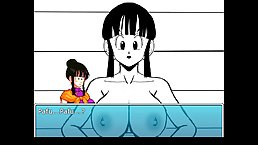 Horny cartoon babe with big, firm tits is cheating on her partner with a neighbor