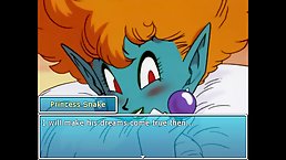 Slutty cartoon brunette with a big ass is offering her soaking wet pussy for free