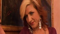 Big titted woman has a thing for fucking younger guys, especially her handsome step- son