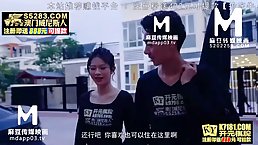 Slim, Korean babe is about to have casual sex with a guy she has just met