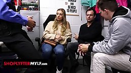Kenzie Love is a slutty shoplifter who likes to have casual sex with handsome security guys