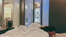 Thai brunette is often giving blowjobs to horny men in exchange for good amounts of money 