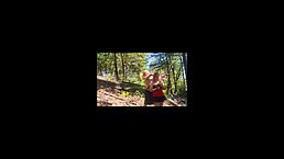 LadyBug went camping and used every opportunity to suck dick and get fucked very hard