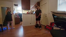 Swaying Apart-- Paying the Electrician -- Hubby's Brother Porn Videos - Tube8