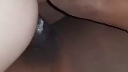Horny, white babe is sucking a big, black dick and hoping to feel it inside her