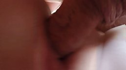 Naked brunette is getting fucked hard, from the back early in the morning and enjoying it