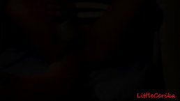 Little Cerika is using a vibrator even while getting fisted, because she likes how it feels