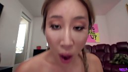 Asian babe is always in the mood to suck a rock hard cock before having casual sex