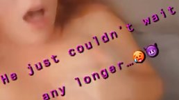 Busty blonde woman is sucking her neighbor's hard cock before having steamy sex with him