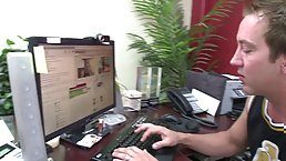 Slutty brunette is moaning from pleasure while getting her daily dose of fuck from a friend