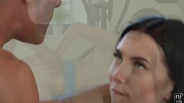 Simon Kitty is having steamy sex with her persnal trainer, instead of doing her workout routine