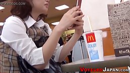 Spying on asian teen masturbation
