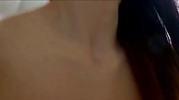 Amateur brunette gets fucked POV