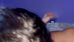 Amature MILF with big tits fucks on webcam
