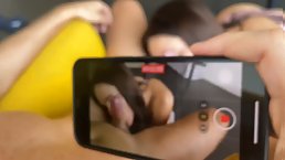 Instagram photoshoot ends with model blowjob