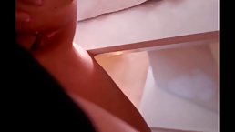 Amateur blonded gives blowjob and gets cumshoot on her boobs