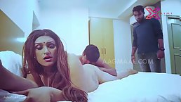 Chubby indian MILF fucks with her stepson and gets caught