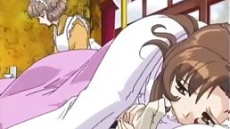 Japanese anime with naked babe