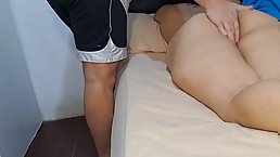 Big booty ass bouncing on his dick