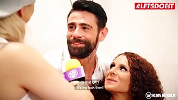 Curly brunette MILF Mara Martinez gets her pussy fucked by her husband