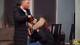 Amateur brunette girl gets picked up and fucked DGS