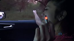 Petite asian girl Vina Sky on vacations 
