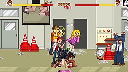 Hentai game "School Dot Fight" #2