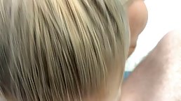 Pretty russian teenie gives blowjob